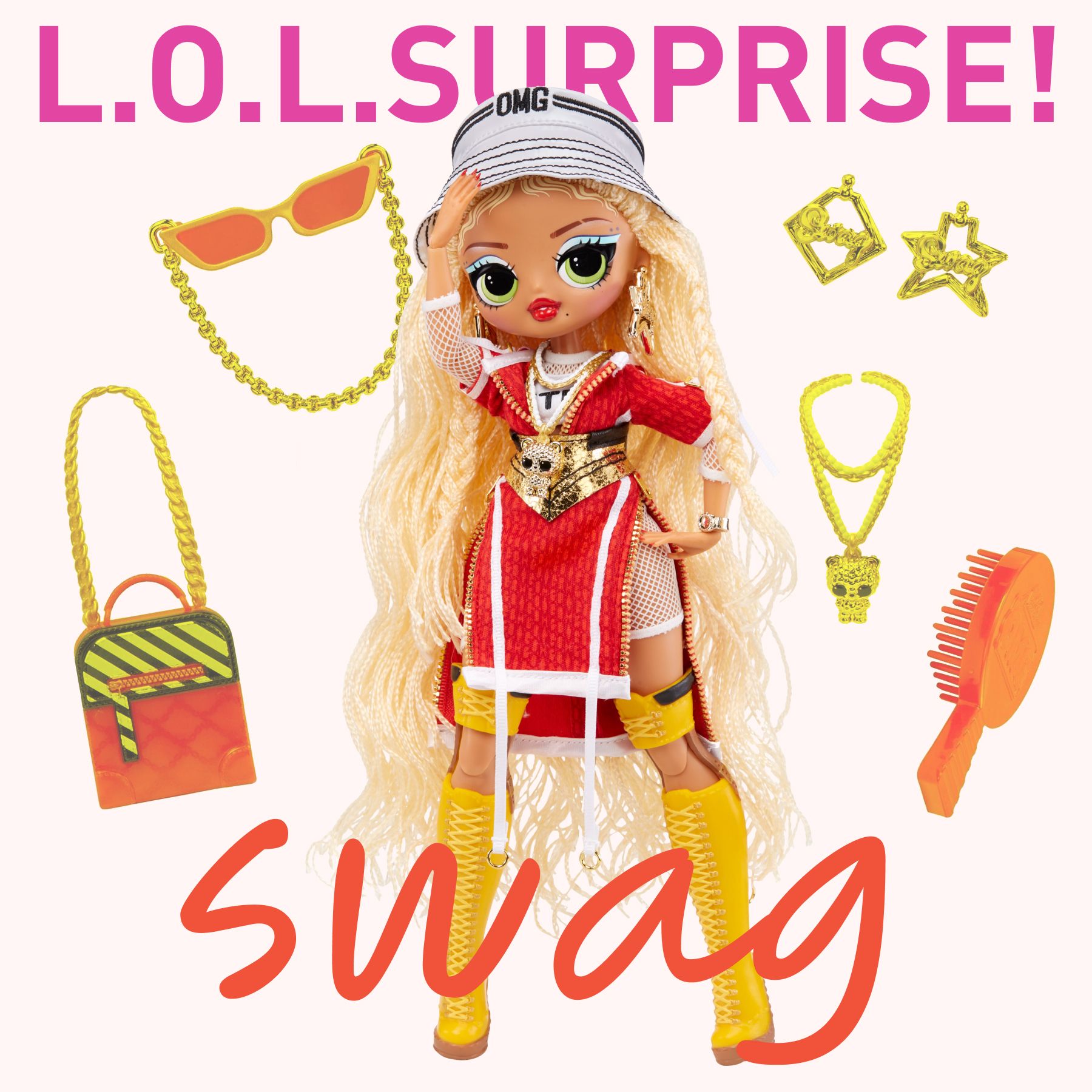 Шарнирная кукла LOL Surprise OMG Fierce 585244 Swag / Сваг ОМГ / Большая ЛОЛ