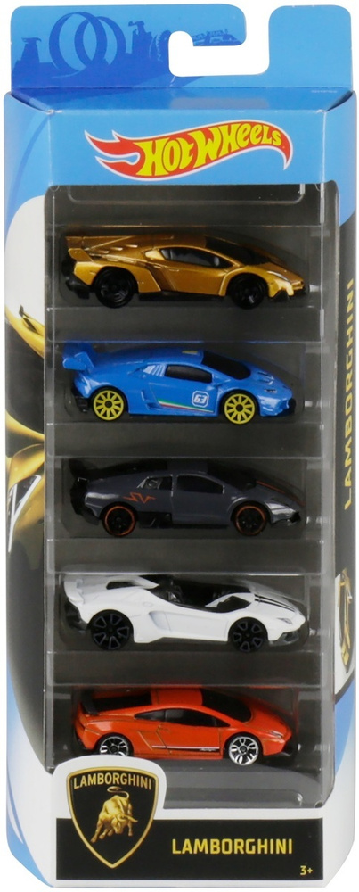 mattel hot wheels lamborghini 5 pack