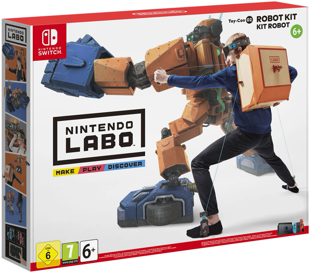 Игра Switch Labo: набор «Робот» (Nintendo Switch, Английская версия) купить  по низкой цене с доставкой в интернет-магазине OZON (662944932)