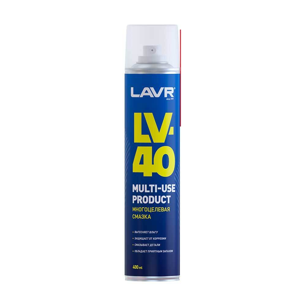 Смазка многоцелевая проникающая LAVR LV-40, 400 мл (WD) / аэрозоль / Ln1485  #1