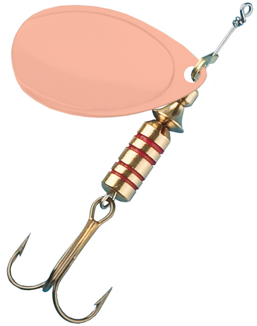Блесна рыболовная вертушка для рыбалки на хищника / щуку / судака / окуня TONDO "Copper" №0 (Ilba), 2г. #1