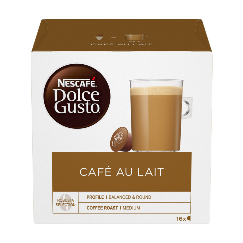 Кофе в капсулах Nescafe Dolce Gusto Café Au Lait, 16 шт #1