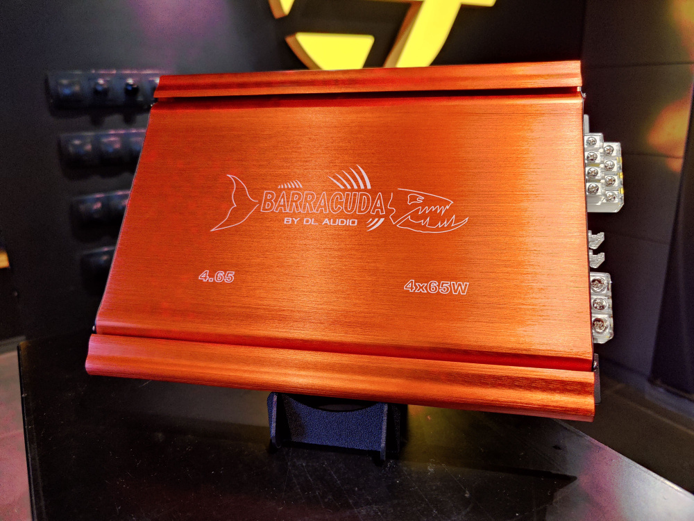 Усилитель автомобильный 4 канальный DL Audio Barracuda 4.65 (AB класс ...