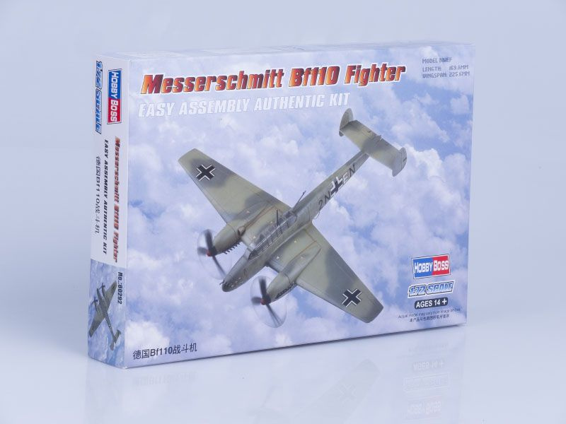 Сборная модель самолета Hobby Boss Самолет Messerschmitt Bf110 Fighter, масштаб 1/72  #1