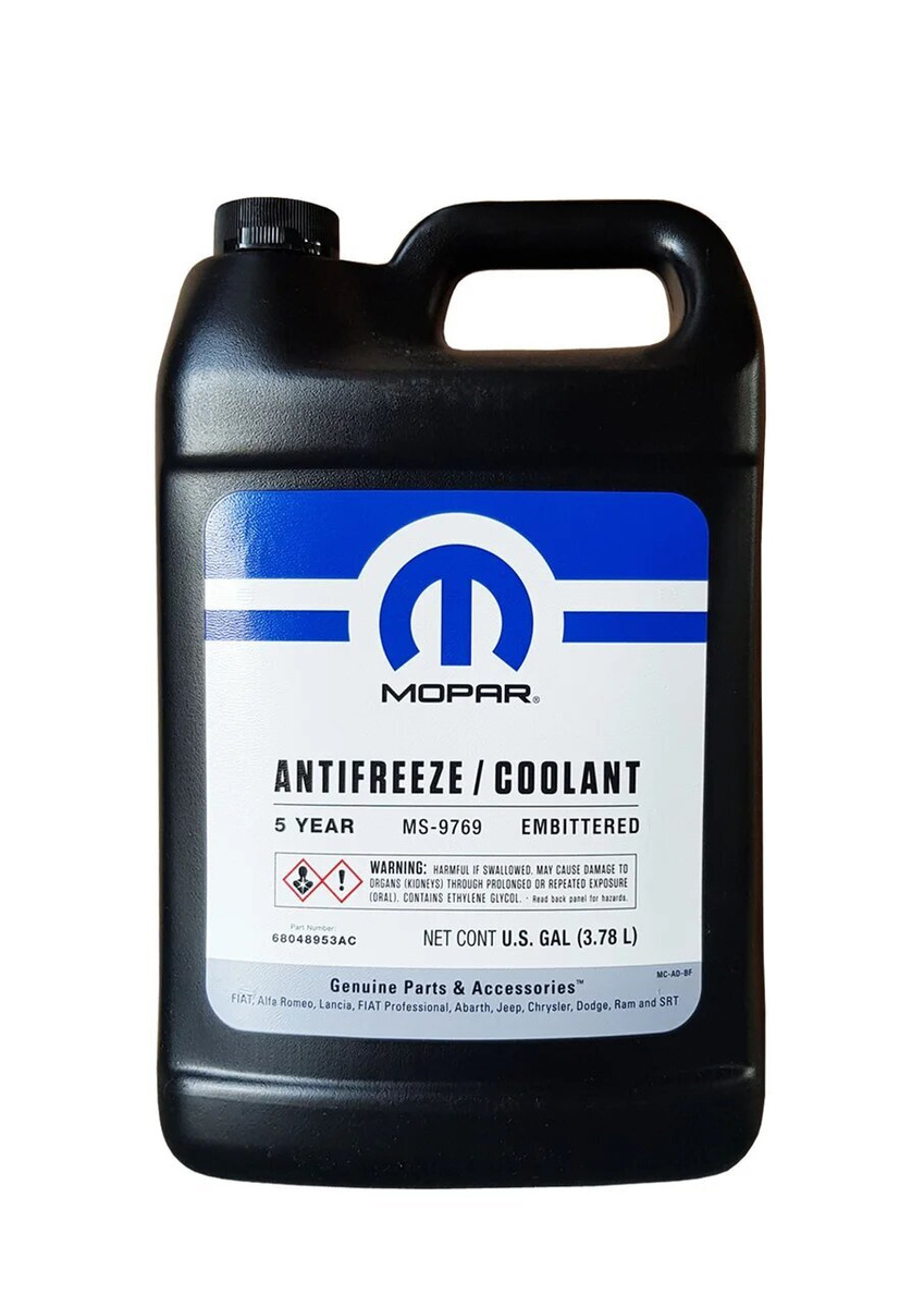 Антифриз MOPAR Antifreeze/Coolant 5year/Embittered, 3.78 л, Концентрат