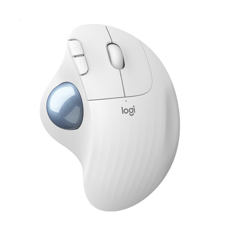 Трекбол беспроводная Logitech Мышь ERGO M575, белый, белый - купить по ...