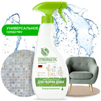 Чистящее средство для уборки дома SYNERGETIC универсальное, гипоаллергенное, 0,5л (спрей). Спонсорские товары