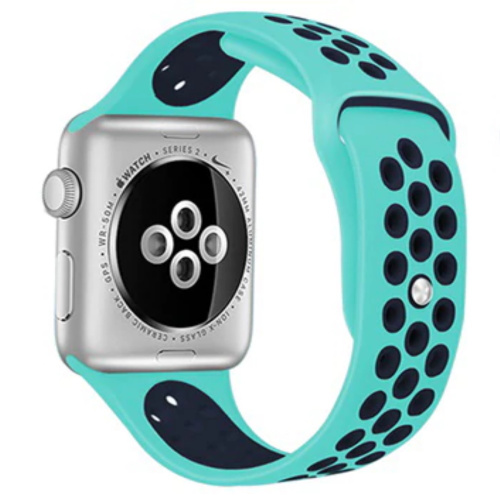 green and black apple watch band