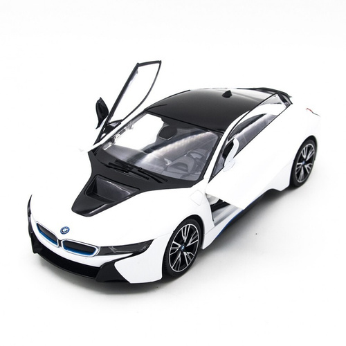 radioupravlyaemaya mashina rastar bmw i8 white 1 14 dveri otkryvaeyutsya s pulta ras 71000 w