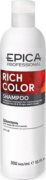 Epica Professional Шампунь для волос Rich Color, с маслом макадамии и ...