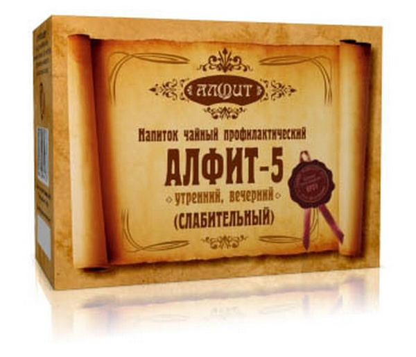 Чайный напиток "Алфит- 5" слабительный - купить с доставкой по выгодным ...