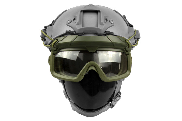 Очки защитные WoSporT для крепления на шлем Ops Core OD (MA-114-OD ...