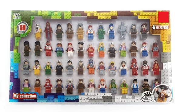 Фигурки человечков, набор 50 штук, My collection совместимы с Лего ...