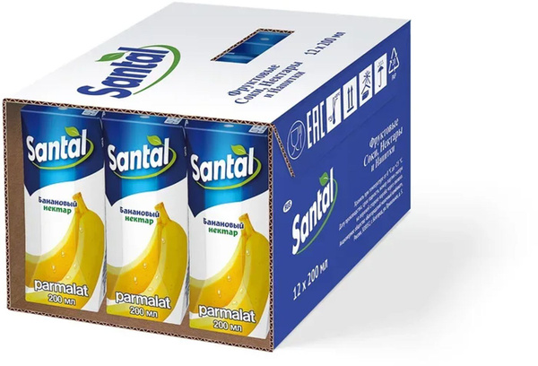 Нектар Santal банан 250 мл tetra prisma 12 шт - купить с доставкой по ...
