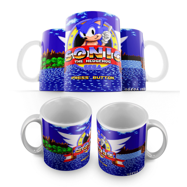 Кружка "sonic (соник, супер еж, марио, сега, нинтендо) 14", 350 мл ...
