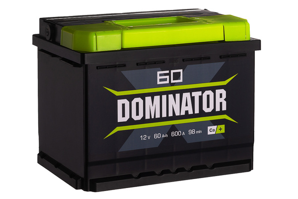 Аккумулятор автомобильный DOMINATOR DOMINATOR/Доминатор 6СТ-60_Обратная ...