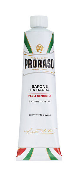 PRORASO Крем для бритья для чувствительной кожи с зеленым чаем и овсом ...