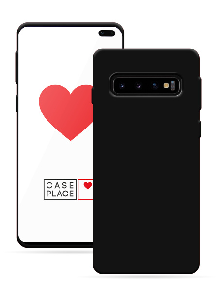 Матовый силиконовый чехол на Samsung Galaxy S10 Plus / Самсунг S10 Plus ...