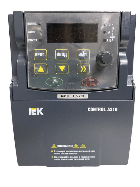 Преобразователь частоты IEK CONTROL-A310 3Ф 1,5кВт 3,7A, 380В купить на ...