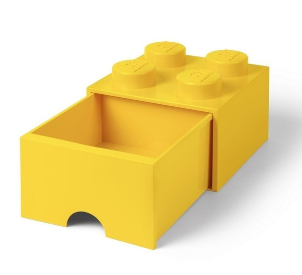 Ящик для игрушек LEGO выдвижной желтый, 25х25х - купить по низкой цене ...