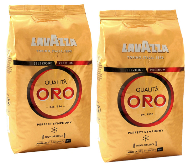 Кофе Lavazza Oro 1 кг х 2шт + шпаргалка как отличить оригинал / срок до ...