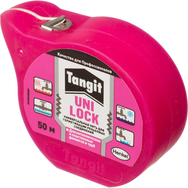 Нить монтажная Tangit Uni-Lock для герметизации резьбовых соединений 50 ...