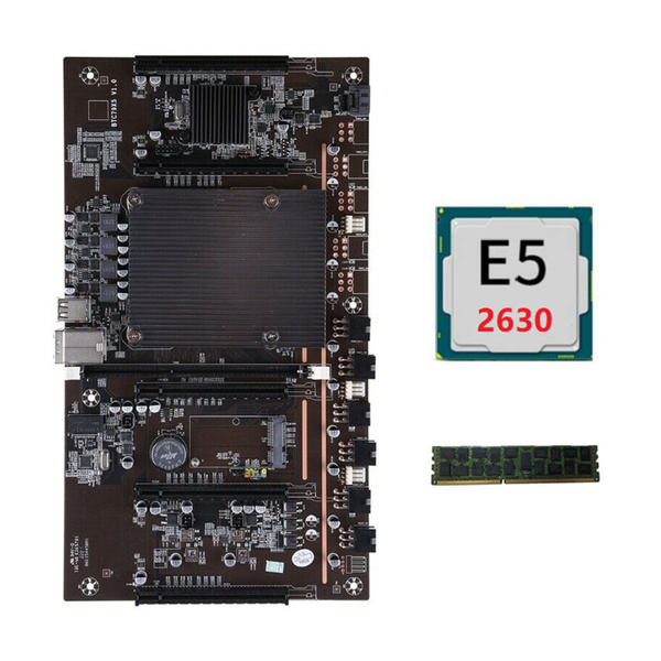 Материнская плата X79 H61 для майнинга BTC LGA DDR3 с поддержкой ...