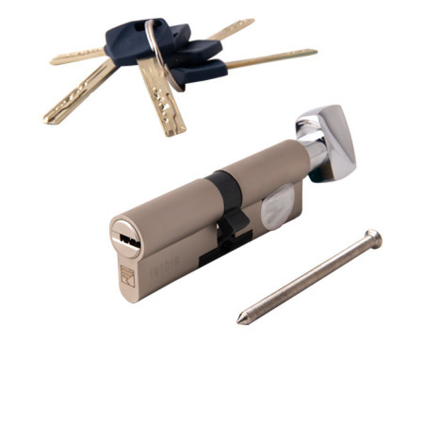 Цилиндр замка с вертушкой 90 мм личинка замка повышенной секретности (4 ...