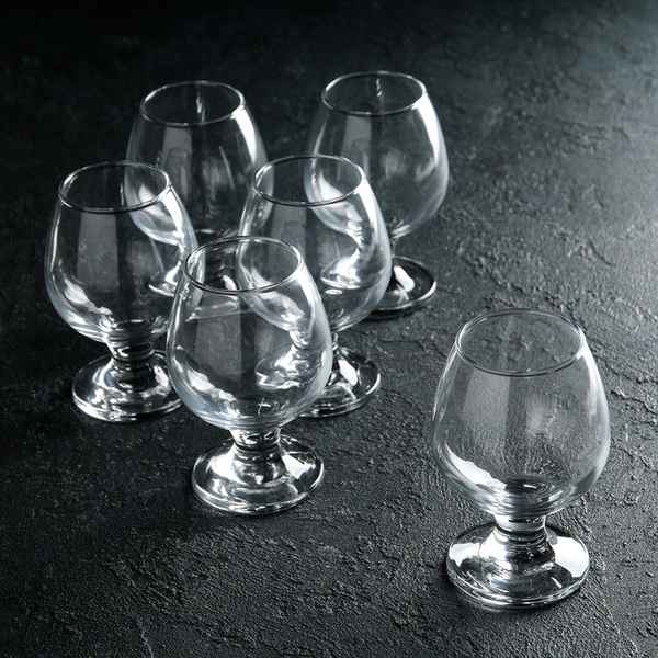 Набор фужеров для коньяка Bistro, 250 мл, 6 шт / Посуда для дома ...