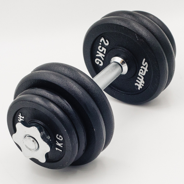 Гантели Starfit Добрыня чугун, 1 шт. по 16 кг купить c доставкой на ...