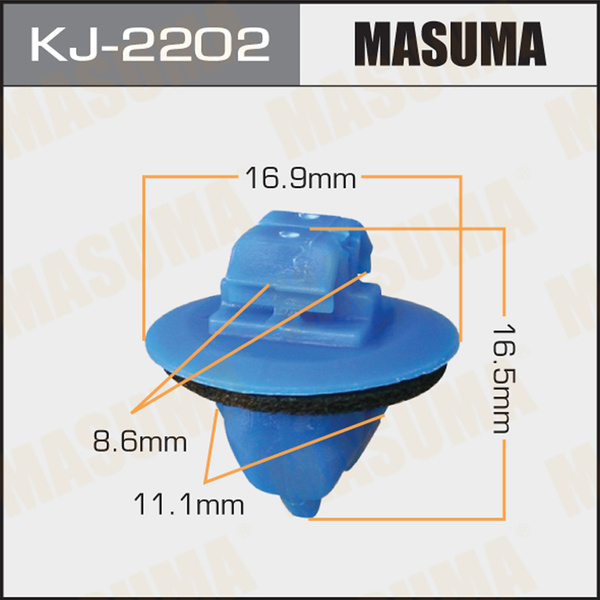 Клипса MASUMA KJ-2202 - Masuma арт. KJ2202 - купить по выгодной цене в ...