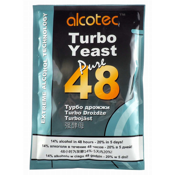 Дрожжи спиртовые ALCOTEC 48 Pure Turbo / Дрожжи Алкотек 48 Пьюр Турбо ...