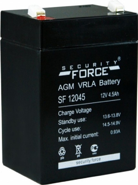 Аккумулятор Security Force SF 12045 - купить с доставкой по выгодным ...