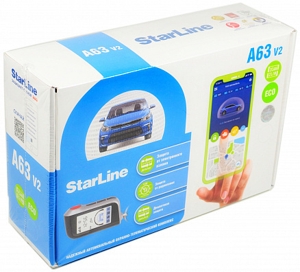Автосигнализация StarLine A63 V2 2CAN-2LIN ECO купить по выгодной цене ...