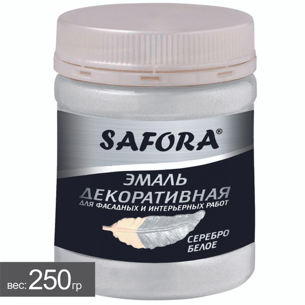 Эмаль SAFORA универсальная Быстросохнущая, Гладкая, Акриловая ...