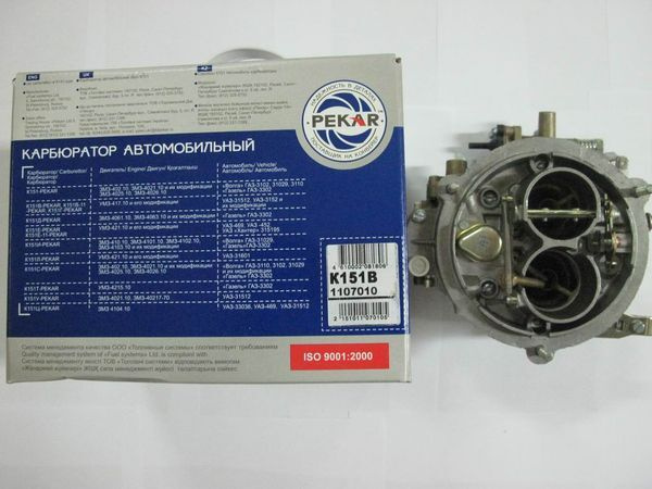 Карбюратор К-151 В "Пекар" УМЗ 417 дв. К151В-1107010 (1 шт) - PEKAR арт ...