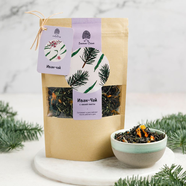 Иван-чай с хвоей пихты, мандарином и облепихой 40 г Сибирский кедр ...