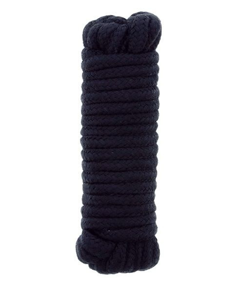 Чёрная веревка для связывания BONDX LOVE ROPE - 5 м. - купить с ...