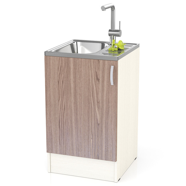 Кухня Мери Стол ШНМ500 под мойку 50 см., цвет дуб/ясень шимо тёмный ...