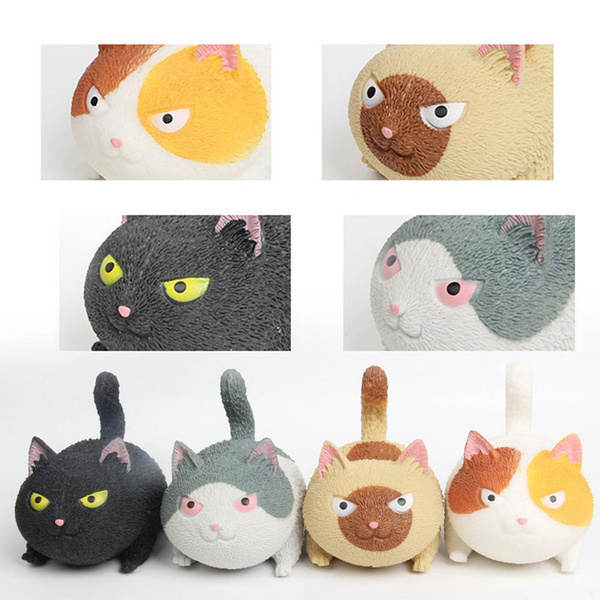 Игрушка антистресс Сквиш - мялка Злой котик Angry cat - купить с ...