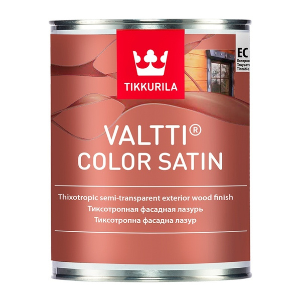 TIKKURILA VALTTI COLOR SATIN / Тиккурила Валтти Колор Сатин антисептик ...