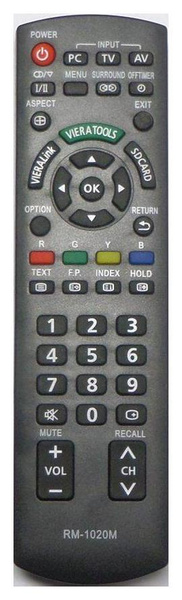 Пульт ДУ Пульт Panasonic RM-1020M универсальный - купить по выгодной ...