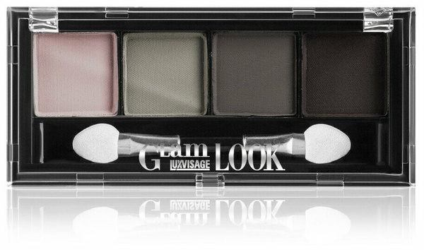 LUXVISAGE Тени Glam Look 4-х цветные №5 дымчатый - купить с доставкой ...