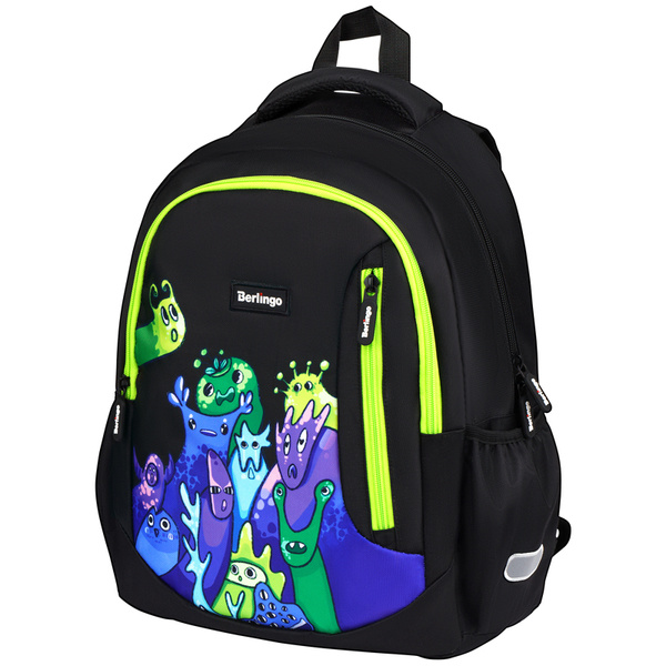 Рюкзак Berlingo Boom "Monsters" 38,5*29*12см, 2 отделения, 3 кармана ...