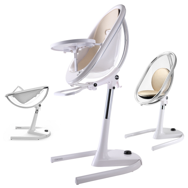 Детский стульчик для кормления Mima Moon 2G 3in1, White/ Champagne ...