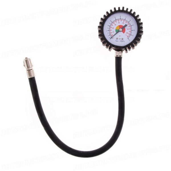 Манометр для грузовых шин АвтоDело 12 АТМ / Измеритель давления шин ...