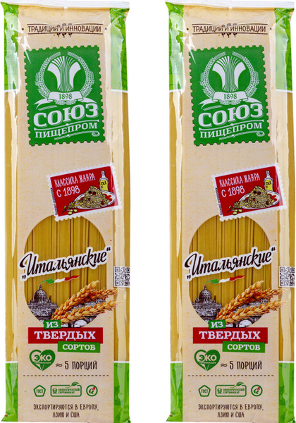 Макароны Союзпищепром Итальянские Спагетти тонкие группа А 500г ...