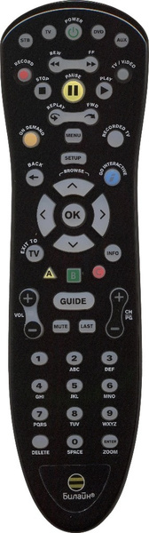 Пульт ДУ HUAYU Пульт универсальный для Билайн, MOTOROLA, CISCO MXv3 ТВ ...