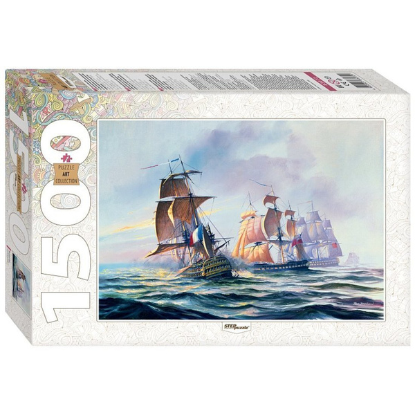 Пазлы 1500 элементов Морской бой - купить с доставкой по выгодным ценам ...