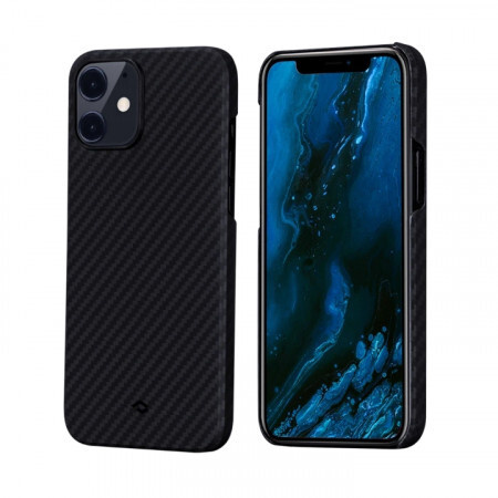 Чехол Pitaka MagEZ Case для iPhone 12 Mini 5.4", черно-серый, кевлар ...